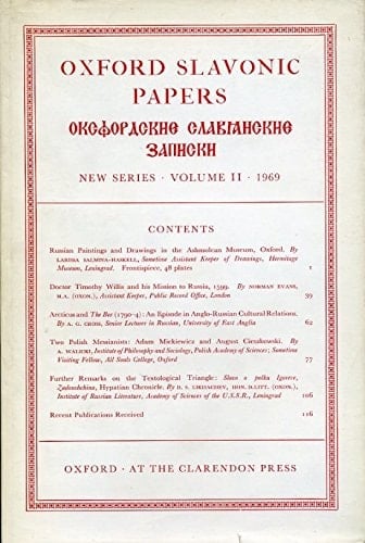 Oxford Slavonic Papers, Vol. 2