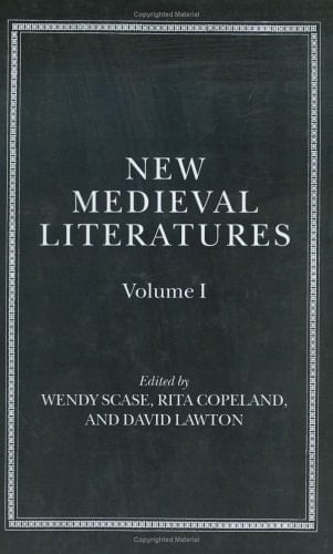 New Medieval Literatures: Volume I