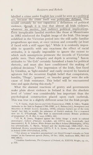 Political Violence in Ireland: Government and Resistance since 1848