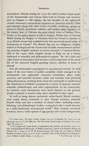 British Clubs and Societies 1580-1800: The Origins of an Associational World (Oxford Studies in Social History)
