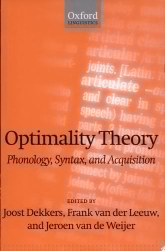 Optimality Theory: Phonology, Syntax and Acquisition