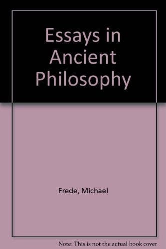 Essays in ancient philosophy