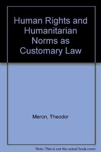Human Rights and Humanitarian Norms as Customary International Law