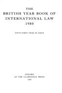 British Year Book of International Law 1980: Volume 51 (British Yearbook of International Law, Vol. 51)