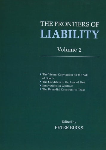 Frontiers of Liability: Volume 2