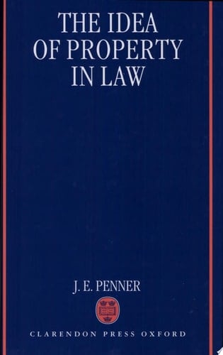 The Idea of Property in Law