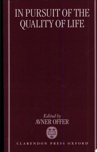 In Pursuit of the Quality of Life