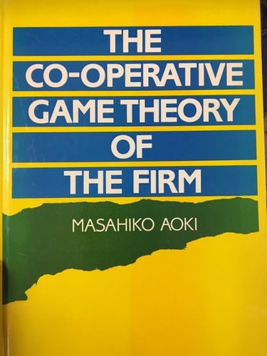 The Co-operative Game Theory of the Firm