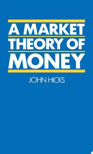 A Market Theory of Money