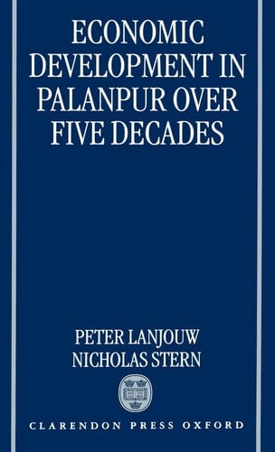 Economic Development in Palanpur over Five Decades