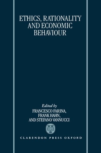 Ethics, Rationality, and Economic Behaviour