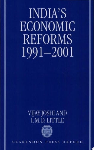 India's Economic Reforms, 1991-2001