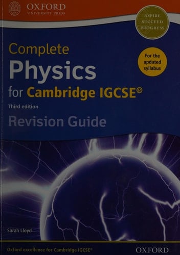 Complete Physics for Cambridge IGCSE RG Revision Guide (Third edition)
