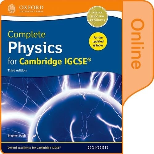 Complete Physics for Cambridge IGCSERG Online Student Book (Third edition)