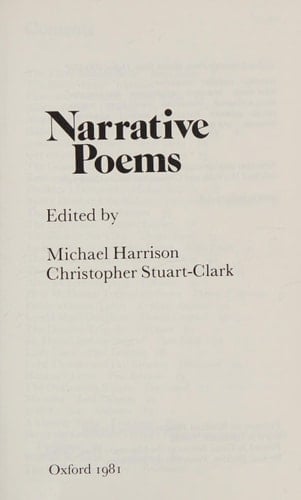 Narrative Poems