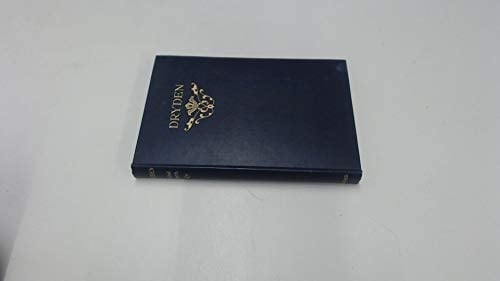 Dryden: poetry & prose