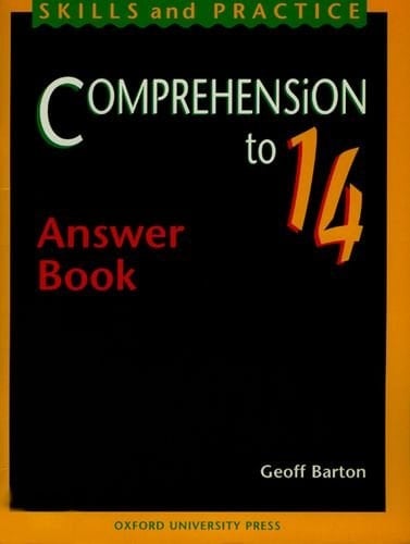 Comprehension to 14: Answer Book