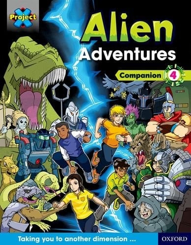 Project X Alien Adventures: Dark BlueDark Red + Book Bands, Oxford Levels 15-20: Companion 4 Pack of 6
