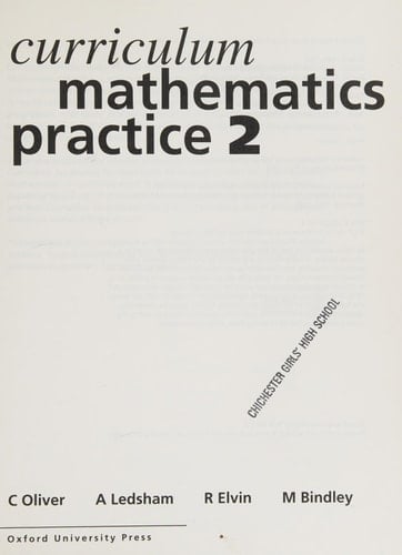 Curriculum Mathematics Practice (Bk.2)