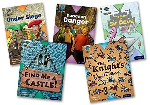 Project X Origins: Brown Book Band, Oxford Level 9: Knights and Castles: Mixed Pack of 5 (Project X Origins)