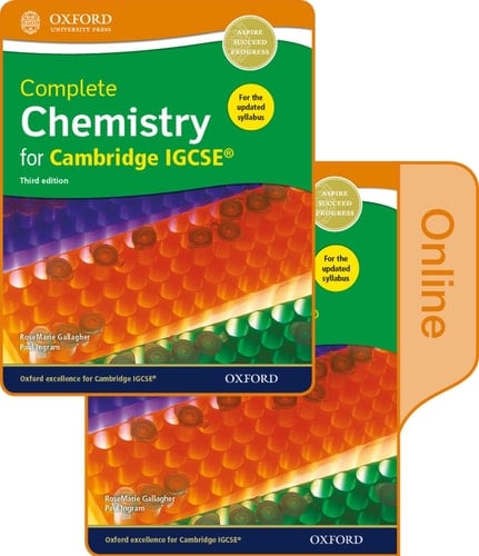 Complete Chemistry for Cambridge IGCSERG Print and Online Student Book Pack (CIE IGCSE Complete Series)