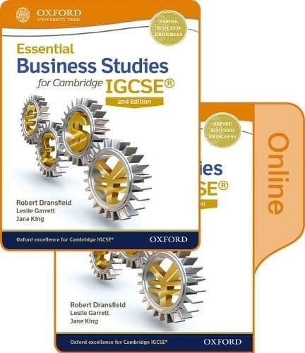 Essential Business Studies for Cambridge IGCSERG Print and Online Student Book Pack (CIE IGCSE Essential Series)