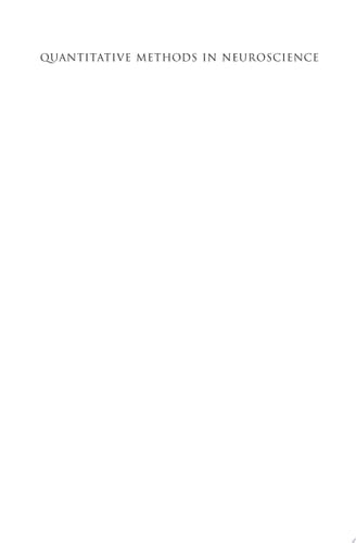 Quantitative Methods in Neuroscience: A Neuroanatomical Approach