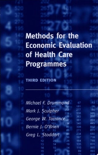 Methods for the Economic Evaluation of Health Care Programmes
