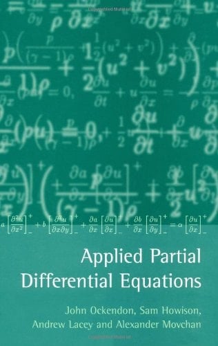 Applied Partial Differential Equations