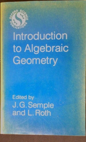Introduction to Algebraic Geometry
