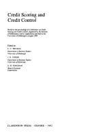 Credit Scoring and Credit Control (The ^AInstitute of Mathematics and its Applications Conference Series, New Series)