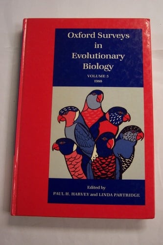 Oxford Surveys in Evolutionary Biology: Volume 5: 1988