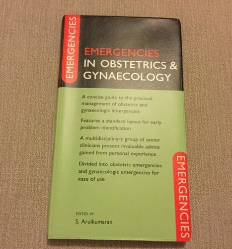 Emergencies in Obstetrics and Gynaecology (Emergencies In Series)