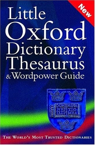 Little Oxford Dictionary Thesaurus and Wordpower Guide Expor