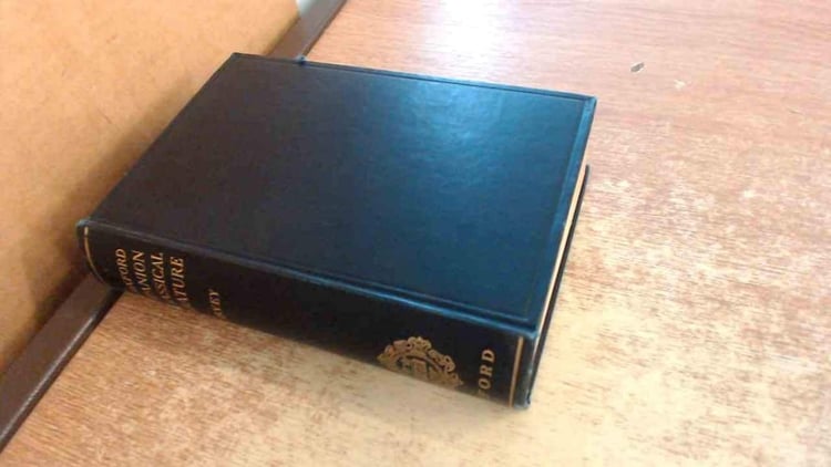 Oxford Companion to Classical Literature