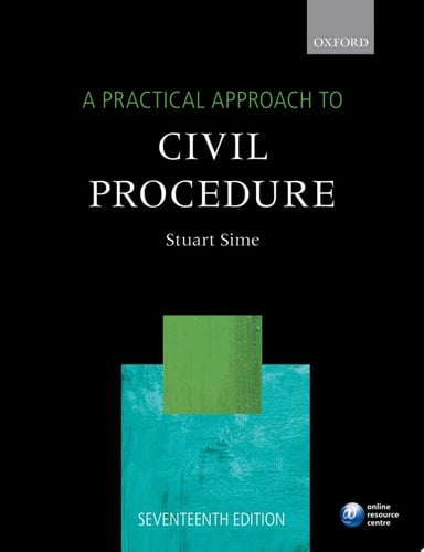 A Practical Approach to Civil Procedure (Blackstone's Practical Approach Series)
