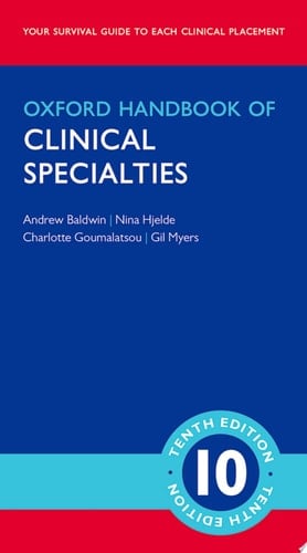 Oxford Handbook of Clinical Specialties (Oxford Medical Handbooks)