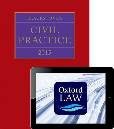 Blackstone's Civil Practice 2015 (book and digital pack)
