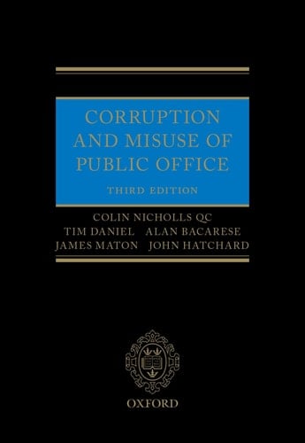 Corruption and Misuse of Public Office 3e