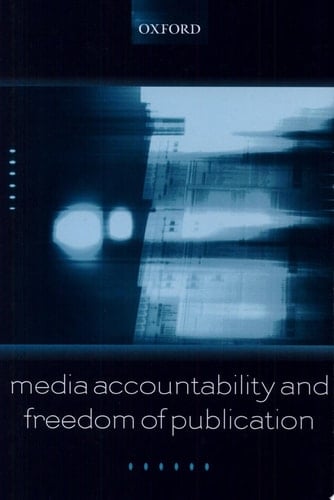 Media Accountability and Freedom of Publication