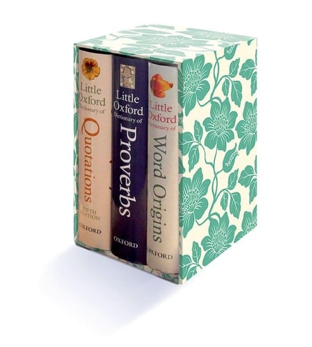 Little Oxford Gift Box: Little Oxford Dictionary of Quotations, Little Oxford Dictionary of Proverbs; Little Oxford Dictionary of Word Origins