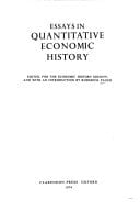 Essays in quantitative economic history,