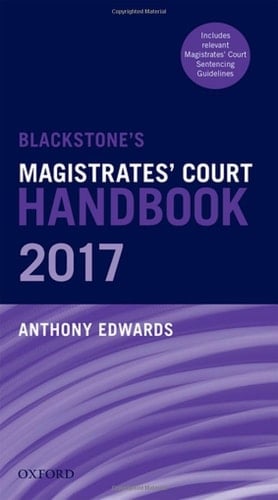 BLACKST MAGISTRATES COURT HANDB 2017