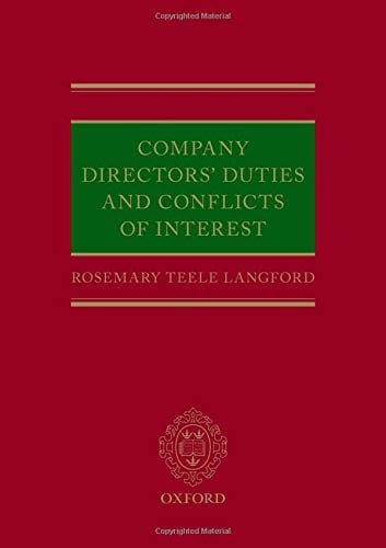 Company Directors' Duties and Conflicts of Interest