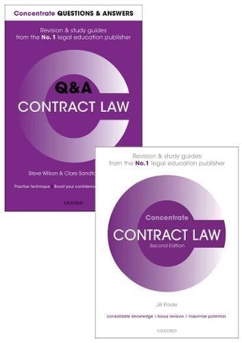 Contract Law Revision Pack: Law revision and study guide (Concentrate)