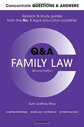 Concentrate Q&A Family Law 2e: Law Revision and Study Guide (Concentrate Questions & Answers)