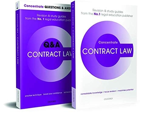 Contract Law Revision Concentrate Pack: Law Revision and Study Guide