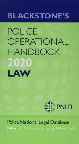 Blackstone's Operational Handbook 2020: Law