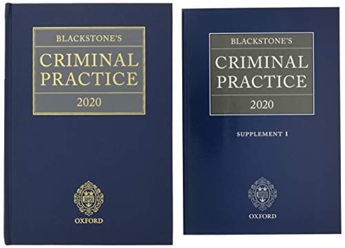 Blackstone's Criminal Practice 2020