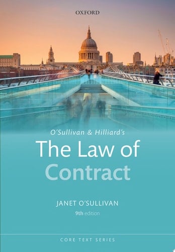 O'Sullivan & Hilliard's The Law of Contract (Core Texts Series)